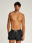 Calvin Klein Swimwear Badeshorts SHORT DRAWSTRING mit Logo Schwarz/Rot/Hellblau