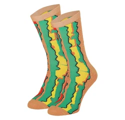 Apollo Socken in origineller Verpackung Orange/Gelb/Beige/Mischfarben/Braun