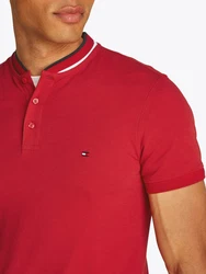TOMMY HILFIGER Shirt MAO Dunkelrot/Rot