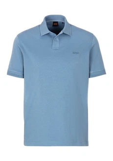 BOSS Poloshirt Pe_Interlock mit Polokragen 