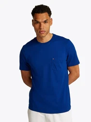 Tommy Hilfiger T-Shirt ESSENTIAL SOLID POCKET TEE Blau/Dunkelblau