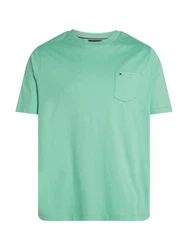 Tommy Hilfiger Big & Tall Rundhalsshirt BT-ESSENTIAL SOLID POCKET TEE-B Türkis/Hellgrün/Grün