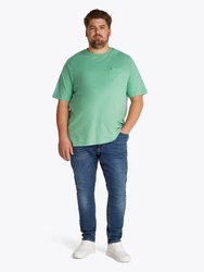 Tommy Hilfiger Big & Tall Rundhalsshirt BT-ESSENTIAL SOLID POCKET TEE-B Türkis/Hellgrün/Grün