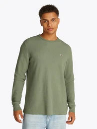 Langarmshirt TJM SLIM WAFFLE L/S TEE EXT mit Waffelstruktur