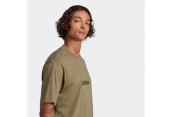 ADIDAS ORIGINALS Funktionsshirt 'Essentials Linear' Khaki/Dunkelgrün