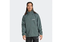 ADIDAS TERREX Outdoorjacke 'Ess' Grün/Dunkelgrün/Hellgrau