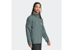 ADIDAS TERREX Outdoorjacke 'Ess' Grün/Dunkelgrün/Hellgrau