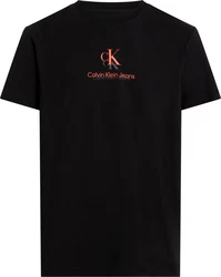 Calvin Klein Jeans T-Shirt Rot/Schwarz/Orange/Braun/Dunkelrot