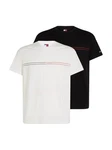 Tommy Jeans T-Shirt TJM SLM ENTRY GRPHC T EXT 2 PCK Schwarz/Weiß/Rot