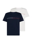Tommy Jeans T-Shirt TJM SLM ENTRY GRPHC T EXT 2 PCK Dunkelblau/Weiß/Creme/Lila/Mischfarben