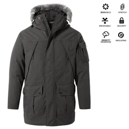 Hardshelljacke - warme wasserdichte, wattierte, geftterte Jacke - Bishorn - Herren