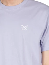 iriedaily T-Shirt Iriedaily Chestflag Lila/Dunkelblau