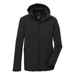 Killtec Outdoorjacke KOW 22 Schwarz/Grau/Dunkelgrau