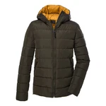 G.I.G.A. DX by killtec Steppjacke GW 10 Dunkelgrün/Gelb/Khaki/Braun/Grün