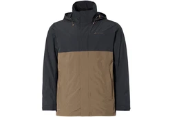 VAUDE 3-in-1 Funktionsjacke Rosemoor Dunkelgrün/Khaki/Beige/Braun/Grau