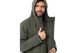 VAUDE Outdoorjacke Manukau Parka II schwarz/khaki