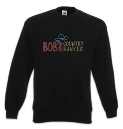 Sweatshirt Bob's Country Bunker Sweatshirt Blues Bar Restaurant Club Brothers (1-tlg) Symbol Logo Music Sign