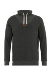 RedBridge Sweatshirt mit hohem Kragen und Taschen Dunkelgrau/Grau/Dunkelgrün/Hellgrau
