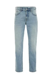 WE Fashion Regular-fit-Jeans Hellblau/Blau
