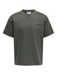 ONLY & SONS T-Shirt Dunkelgrün