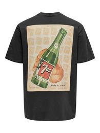 T-Shirt - Streetwear T-Shirt Herren - T-Shirt mit Backprint - Kurzarmshirt