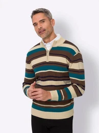 Sieh an! Strickpullover Stehkragenpullover