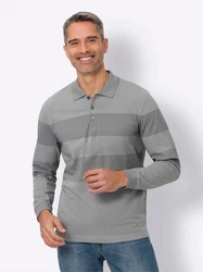 Sieh an! Langarm-Poloshirt 