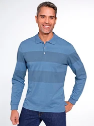 Sieh an! Langarm-Poloshirt 