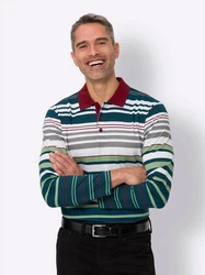 Sieh an! T-Shirt Langarm-Poloshirt 