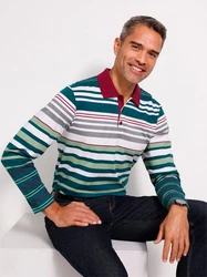 Sieh an! T-Shirt Langarm-Poloshirt 