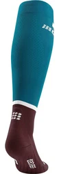 CEP the Run Socks PETROL/DARK RED