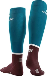 CEP the Run Socks PETROL/DARK RED