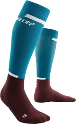 CEP the Run Socks PETROL/DARK RED