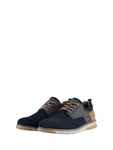 TOM TAILOR Sneaker Schnürschuh Dunkelblau/Hellblau