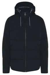 Langjacke aus wasserabweisender elastischer Ware