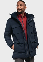 Schöffel Langjacke Down Parka Ridgeland Dunkelblau/Blau