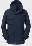 Schöffel Langjacke Down Parka Ridgeland Dunkelblau/Blau