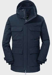 Schöffel Langjacke Down Parka Ridgeland Dunkelblau/Blau