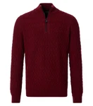 CASAMODA Strickpullover Dunkelrot/Bordeaux