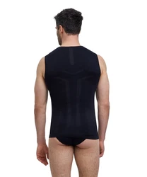 FALKE Tanktop Warm thermoregulierend Schwarz/Dunkelblau/Hellblau/Rot
