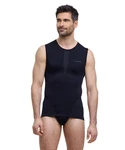 FALKE Tanktop Warm thermoregulierend Schwarz/Dunkelblau/Hellblau/Rot