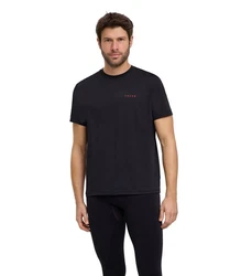 FALKE T-Shirt für alle Workouts geeignet Schwarz/Dunkelblau/Dunkelgrau