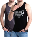 Jack & Jones Tanktop mit Print (2er-Pack) Blau/Rot/Schwarz/Rosa Jack & Jones Tanktop mit Print (2er-Pack) Blau/Rot/Schwarz/Rosa