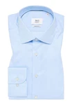 Eterna Langarmhemd Modern-Fit Luxury Hemd Hellblau