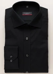 Eterna Businesshemd Schwarz/Dunkelrot/Braun