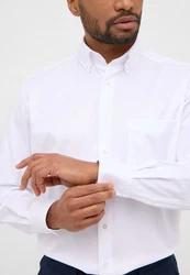 Eterna Businesshemd Comfort Fit Button-Down-Kragen Weiß/Creme/Rot/Gelb