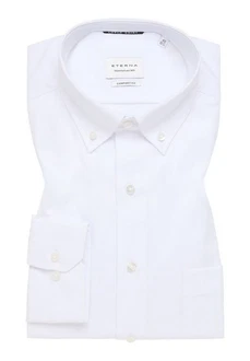 Eterna Businesshemd Comfort Fit Button-Down-Kragen Weiß/Creme/Rot/Gelb