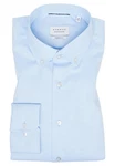 Eterna Businesshemd Modern Fit Button-Down-Kragen Hellblau/Blau