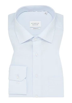 Eterna Langarmhemd Hellblau