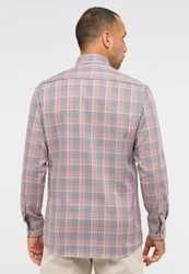 Eterna Businesshemd Rot/Dunkelrot/Hellblau